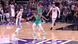 Illegal Screen Pickn Roll screener pushes defender with two hands NBA Video Rulebook