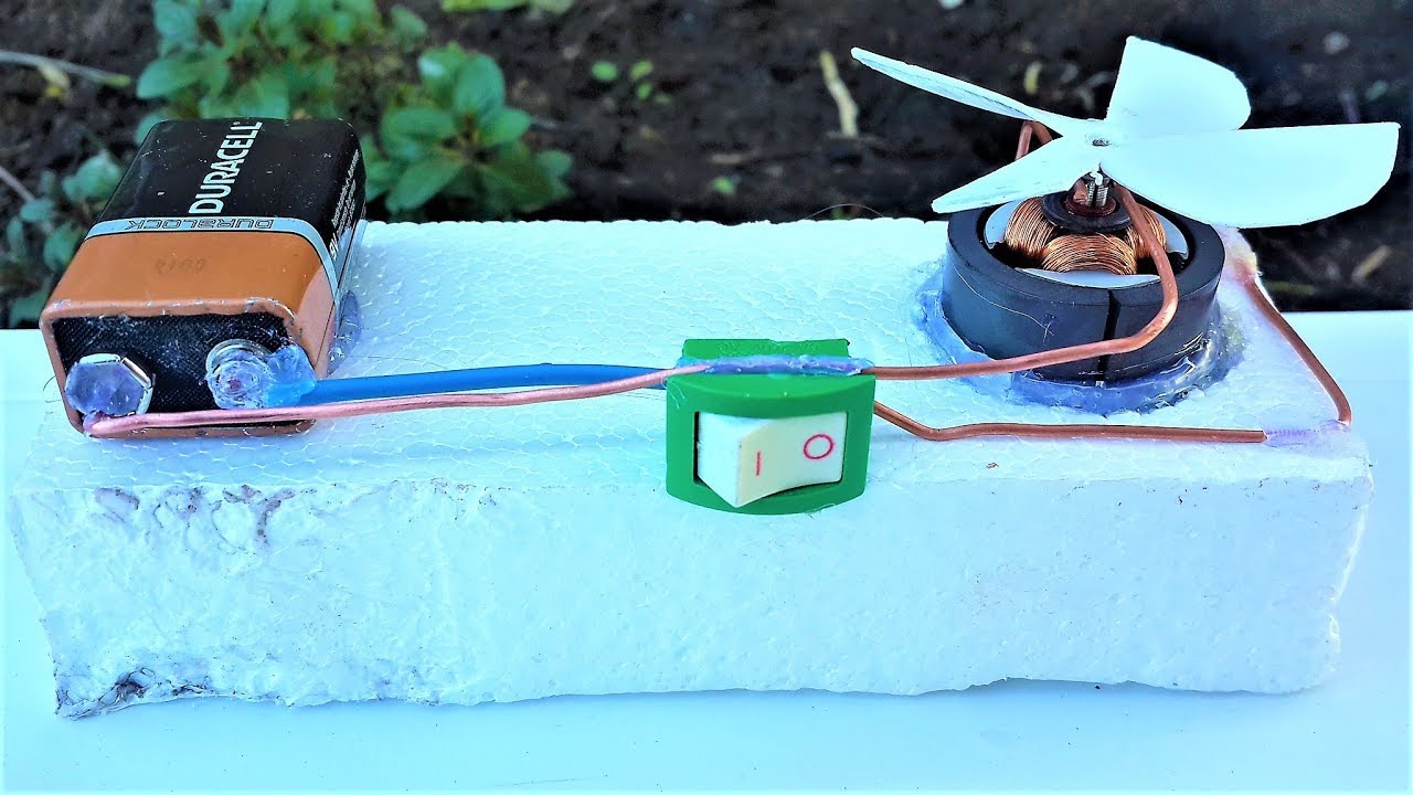 How To Make Dc Motor Experiment Youtube