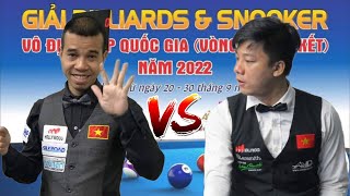 TRẦN QUYẾT CHIẾN vs VÕ QUỐC THẮNG | Carom 3 Băng VĐQG 2022