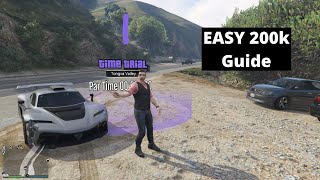 GTA Online: Time Trials Reset (EASY 200K) Guide + My Route (August 26th - September 1st)