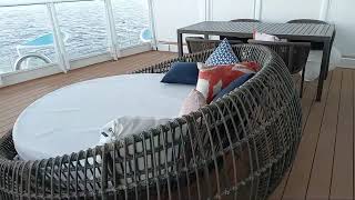 CARNIVAL JUBILEE EXCEL AFT SUITE WITH SEPARATE BEDROOM \u0026 WRAP AROUND BALCONY \u0026  HOT TUB ROOM 9503 #8