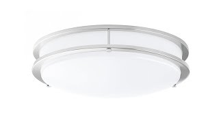 Honeywell Double Ring 15-Inch Dimmable 1500 Lumen Ceiling Light - 2700K (KW415D403110)