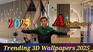 2025 New 3D Wallpapers design : The Future of Home Decor