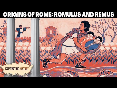 Which statement best explains the myth about how Romulus and Remus founded Rome?
