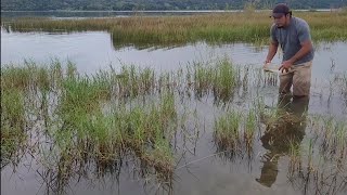 Usando nueva técnica de pesca y explorando un hermoso lugar