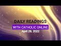 Daily Reading for Friday, April 29th, 2022 HD