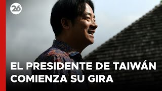 EEUU | El presidente de Taiwán comienza su recorrido por el Pacífico