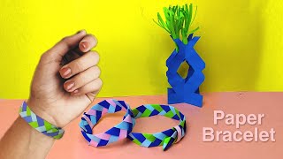 Paper Bracelet / How To Make A Paper Bracelet / Origami Paper Bracelet / Friendship Paper Pand