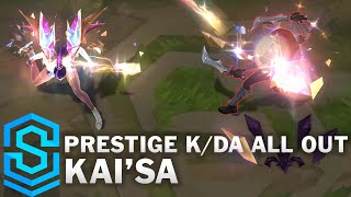 Prestige K/DA ALL OUT Kai'Sa Skin Spotlight - League of Legends