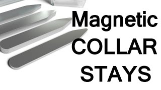 Magnetic Shirt Collar Stays | How To Keep Dress Shirt Collars In Place  | Magnet Collarstays