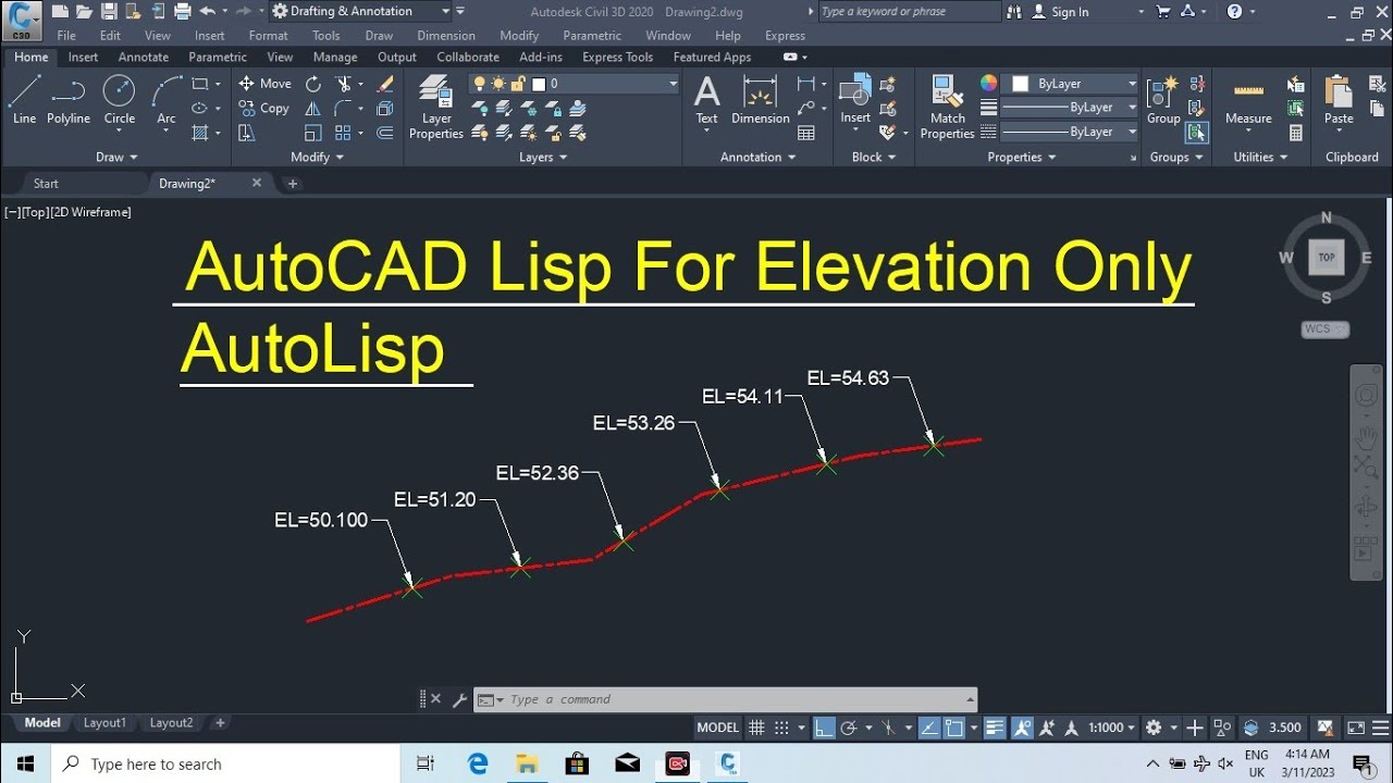 Elevation Command In Autocad Infoupdate Org