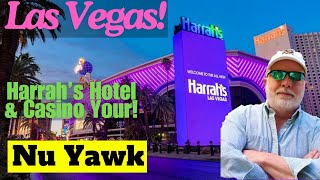 🟡 Las Vegas | Harrah's Hotel \u0026 Casino Extensive Tour! Hotel, Casino, Restaurants \u0026 Shopping! #NuYawk