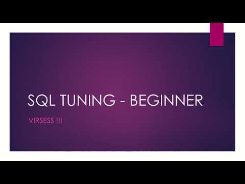 Oracle SQL Performance Tuning Day 1 - Introduction - Course Contents
