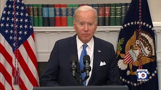 President Biden says destruction from Hurricane Ian among the worst in U.S history