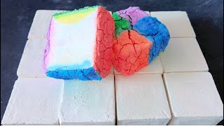 Fresh blocks pasted vs fj‘s pj blocks (new) gym chalk asmr new idea 💡