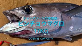 ビンチョウマグロジギング　ディープゾーンを攻略し17kgキャッチ‼︎