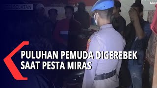 Puluhan Pemuda Digerebek Saat Pesta Miras