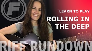 Learn to play "Rolling In The Deep" by Adele