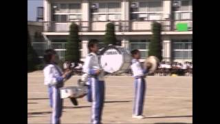 弥富中学校体育祭　吹奏楽部　2004 09