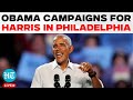 US Elections LIVE | Barack Obama Campaigns For Kamala Harris In Philadelphia | Bruce Springsteen