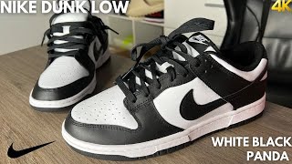 Nike Dunk Low Black White Panda On Feet Review