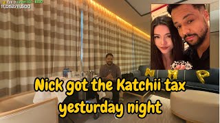 Nick and katchii Gamble story from last night !