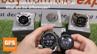 Garmin Instinct 2 v Instinct 2x v Tactical - What are the differences?