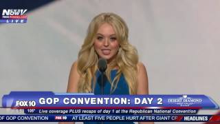 Donald Trump's Daughter Tiffany Trump Speaks At Convention - FNN