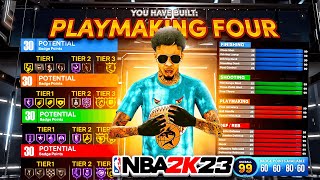 BEST PLAYMAKING FOUR BUILD NBA 2K23! *NEW* PLAYMAKING STRETCH BIG BUILD NBA2K23! BEST ISO BUILD 2K23