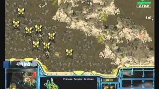 [2010.11.28] 신한은행 프로리그 10-11 2라운드 1주차 2경기 KT vs STX 3세트 (피의능선) 우정호(Protoss) vs 김윤중(Protoss)