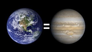 ¿Qué pasaría si la Tierra fuera del tamaño de Júpiter?