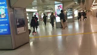 【阪神電車】梅田駅(西口)～【Osaka Metoro】《四つ橋線》西梅田駅(改札＆③号出入口)付近まで