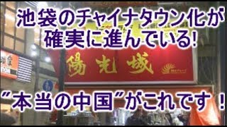 池袋のニューチャイナタウン化（リトル中華街）が進んでいるらしいので、池袋北口に広がる本当の中国の姿がこれです！