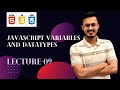 Variables and Datatypes, JavaScript Tutorial for Beginners in Urdu/Hindi.