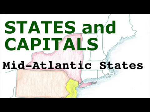 What states are in the Atlantic region?