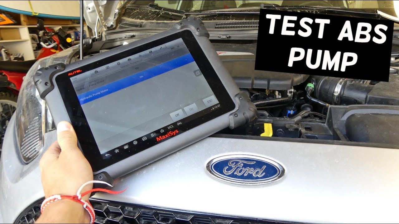 How To Test Abs Pump Without Removing It Youtube