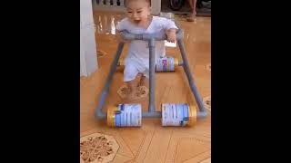 Home made walker for babies | DIY Baby walker #baby walker #diy walker for baby