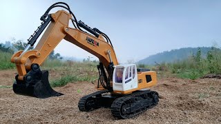 Unboxing Review Test of RC Excavator | Huina 1331 RC Excavator | Construction Vehicle | Auto Legends