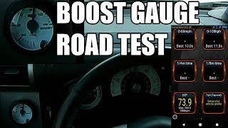 Supercharger Boost Gauge Road Test