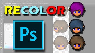 HOW TO RECOLOR A GRAAL HEAD ON PHOTOSHOP - GRAAL HEAD RECOLOR