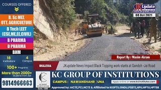 JKupdate News Impact:Black Topping work starts at Gandoh -Jai Road