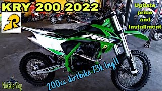 Rusi KRY 200 2022 UPdate Price and Installment..200cc Dirtbike 73k lng!