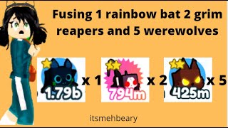 Fusing 2 grim reapers, 5 werewolves and 1 rainbow vampire bat