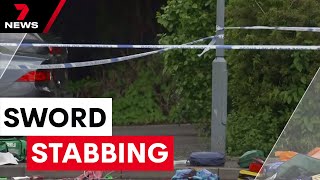 Teen killed after being stabbed by sword | 7 News Australia