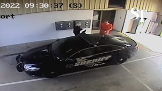 Security footage captures officer helping murder suspect escape Alabama jail