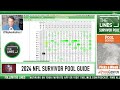 2024 nfl survivor pool guide nfl survivor tools tips and strategy