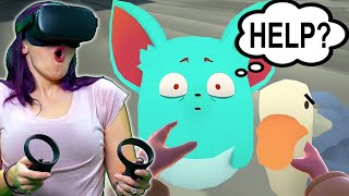 Throwing Cute Animals for 14 Minutes Straight ...in VR