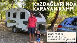 Kazdağları'nda Karavan Kampı / Adatepe Köyü, Yeşilyurt Köyü, Hasan Boğuldu Şelalesi