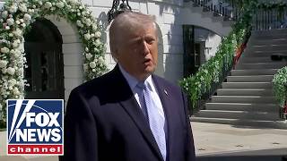 Trump blasts Iran lunatics at White House Easter Egg Roll