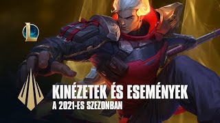 Hőskinézetek és események a 2021-es szezonban | Fejlesztői videó – League of Legends